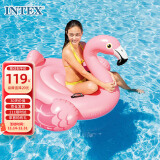 INTEX 新57558小红鹤水上坐骑 成年人火烈鸟儿童玩具充气玩具浮排