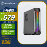 银昕（SilverStone）小乌鸦RVZ03 HTPC小机箱（支持ITX主板/长显卡/ATX电源/ARGB光效）