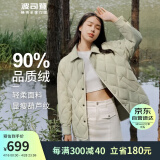 波司登春季羽绒服女90绒轻薄中长款显瘦百搭舒适保暖外套B30135308