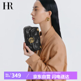 HR赫莲娜包包女包斜挎包女小包时尚菱格链条包七夕情人节礼物送女友