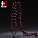 皓埼 酒红石榴石项链绳手工编织挂绳翡翠男女款佛牌水晶吊坠玉佩挂件绳坠绳子