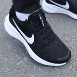 耐克（NIKE）男鞋2025新款夏季TANJUN运动鞋华夫鞋透气轻便缓震跑步鞋休闲鞋 黑色白FB8501-002革命七系列宽版 42.5