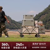 北欢BAVAY露营车户外聚拢推车拉车溜娃买菜狗狗宠物推车 F02米