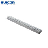 宜丽客（ELECOM） 人体工程学鼠标垫 护腕垫 腕托 手托 防鼠标手 键盘垫（加长45厘米）灰