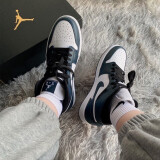 耐克（NIKE）【潮】Air Jordan aj1板鞋男女新款高帮休闲跑步运动耐磨篮球鞋 554725/554724-411 37.5 GS