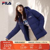 FILA 斐乐官方男子羽绒服冬季时尚休闲连帽保暖上衣外套