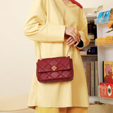 纽芝兰（NUCELLE）包包女款2025ck腋下链条轻奢小香风菱格单肩斜挎包生日礼物送老婆