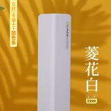 角斗士 PVC护墙角 墙角保护条白色 护角条护角 免打孔 防撞墙护角 菱花白：宽22MM 厚1.5MM 1.5米