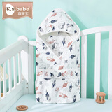 喜亲宝婴儿抱被新生儿包单包被防惊跳襁褓宝宝睡袋90*90cm太空探索