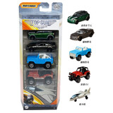 火柴盒（MATCHBOX）城市英雄合金小车男孩玩具车福特皮卡越野车收藏模型1817 GPF95陆空战斗交通组