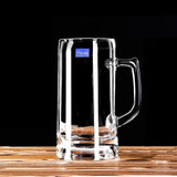 Ocean进口玻璃茶杯耐热泡茶杯带把家用待客水杯加厚大容量茶杯喝绿茶杯 大号慕尼黑640ml【单支】