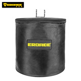 EROADE 伊诺德自行车车筐前篮子折叠挂篮布框配件防水前置菜篮车头 黑色（小号）