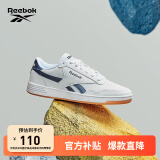 Reebok锐步官方夏男女TECHQUE T经典舒适复古运动休闲小白鞋板鞋 CN3196-藏青色 37.5