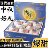 甜萌果蔬山东秋月梨 新鲜水果冰糖梨 送人送礼当季水果年货送礼品盒 5斤精品果装【单果约200g+】净重4.5斤