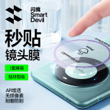 闪魔适用华为mate60pro镜头膜mate60pro+后置摄像头AR增透防眩光全覆盖防摔保护钢化膜 mate60【AR增透】1片 一盖秒贴 | 贴坏包赔