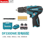 牧田牧田10.8V充电锂电电钻手电钻家用电动螺丝刀DF330DWE电动工具 DF330DWE(两电一充1.3ah)