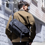 TIMBUK2邮差包斜挎包男骑行运动信使包单肩包男送男友通勤百搭背包休闲 音速黑 M