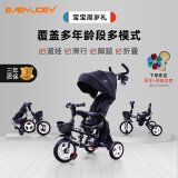 Babyjoey英国儿童三轮脚踏车折叠宝宝1-5岁手推车自行车骑士TT56 黑色