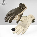 外星蜗牛V5摩托车手套触屏防滑耐磨机车骑行手套男女春秋骑行摩旅装备 卡其绿 L