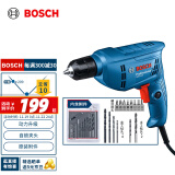 博世（BOSCH）GBM 400 KLE 手电钻400瓦电动螺丝刀手枪钻 自锁夹头15件附件套装