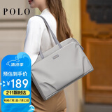 POLO电脑包女士公文包商务大容量通勤14/15英寸手提包生日礼物送女友