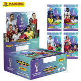 帕尼尼（PANINI）FIFA球星卡册包卡塔尔世界杯足球明星卡牌盲盒梅西哈兰德卡包套册 卡塔尔世界杯球星卡随机4包