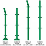 敏语铁网 铁丝网围栏防护网围栏网高速公路护栏网围山圈地果园防护网 单独立柱1根