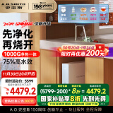 史密斯（A.O.SMITH）佳尼特【新品上市】加热净水器厨下家用净水机100℃真开水CDR2500S1蓝鲸净热一体Pro 以旧换新 