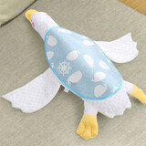 Boxbaby大白鹅婴儿排气枕宝宝安抚枕头大白鹅趴睡飞机抱枕儿童睡觉神器防胀气 大白鹅-黄色（3D豆豆绒+防惊跳固定带+婴儿凉席）