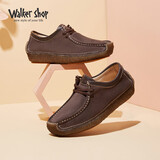 Walker Shop奥卡索女鞋磨砂牛皮单鞋平底驾车蜗牛鞋舒适休闲豆豆鞋女M012001