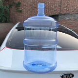 韩禾饮水机桶纯净矿泉水桶加厚大号桶装水桶家用储水桶食品级茶吧机桶 18.9升PC材质 拧口1个盖装