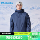 Columbia哥伦比亚三合一男秋冬抓绒内胆防寒保暖夹克外套WE0572 480 M