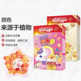 家乐氏（Kellogg） 进口食品儿童营养早餐谷物麦片可可粉巧克力麦片泡牛奶谷物圈 彩圈圈285g+谷维滋310g