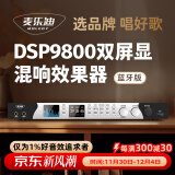 麦乐迪DSP9800卡拉ok混响器 数字音频前级效果器 家庭影院防啸叫调音台处理器 DSP9800效果器_全中文双彩屏_蓝牙版