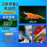 于家林子观赏虾活体虾鱼缸工具虾水族箱宠物虾水除藻虾清洁虾除藻虾淡水虾 三虾2-共30只