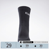 Reebok锐步官方男女同款袜子SOCK经典吸汗舒适运动袜3双装 GH0331 S