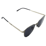 米微乐游Feliztrip太阳眼镜墨镜超轻可折叠无螺丝宝丽来偏光镜片TR-G520 典雅银