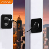 卡贝（cobbe）窗户限位器安全锁扣儿童安全锁高层窗户防护防风固定限制器免打孔 黑色【打孔/免打孔】
