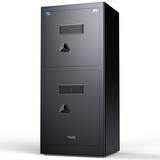 虎牌保险柜家用小型办公保险箱防盗指纹密码WiFi全钢可入墙 锋尚1.5米双门三色可选 FS电子密码+指纹