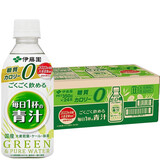 伊藤园（ITOEN）日本进口抹茶味膳食纤维大麦若叶维C青汁饮料350g*24整箱