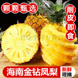壹萌果蔬海南金钻凤梨新鲜手撕甜嫩多汁现摘应季水果无眼菠萝整盒送礼 甄选1颗老树果装【单果650g+】