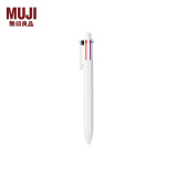 无印良品（MUJI）六角六色圆珠笔 NBA25A0A 学生文具彩色按压式 黑色/红色/紫色/绿色/水蓝色/蓝色 0.7mm