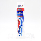Aquafresh意大利牙膏通用三色按压式直立式三色进口薄荷味清新口 三色牙膏 三色牙膏-1支
