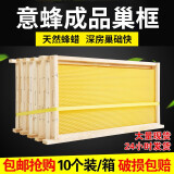 福美养蜂 意蜂成品巢框带深房巢础片巢框标准尺寸蜂巢巢框意蜂专用养蜂工具 意蜂成品巢框