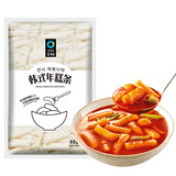 清净园 常温年糕条500g 韩式风味辣炒年糕条 部队火锅食材 软糯可口