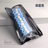 浦锐7C羽毛球拍手胶网球拍吸汗粘手防滑缠绕绑带ac102c奶胶初芯龙胶l2  浅蓝色3条装