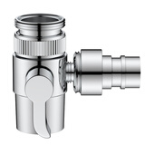 科固（KEGOO）水龙头一分二转接头厨房洗脸盆洗衣机进水管接口分流分水器K3017