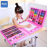 尚韵儿童节玩具女孩生日礼物6-8-10岁绘画套装画笔小学生水彩笔画画