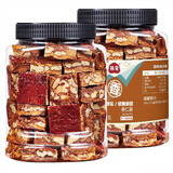 林安 新疆枣仁派750g枣夹核桃仁蜜饯果干健康零食坚果大红枣独立包装