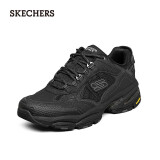 斯凯奇（Skechers）户外机能老爹鞋休闲运动鞋男237145BBK全黑色42